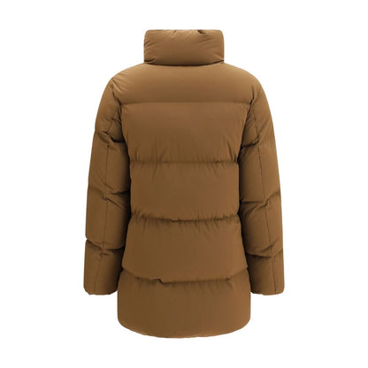 Woolrich Braune Daunenjacke aus Shell