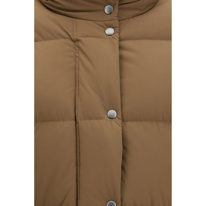 Woolrich Braune Daunenjacke aus Shell