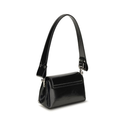 Vivienne Westwood Schwarze Kalbsleder Bos Taurus Handtasche