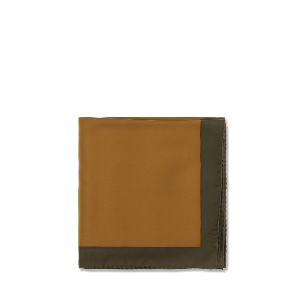 Saint Laurent Brauner Seidenschal – Ansicht 1 | Arca Lucia