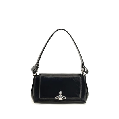 Vivienne Westwood Schwarze Kalbsleder Bos Taurus Handtasche