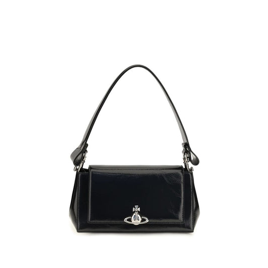 Vivienne Westwood Schwarze Kalbsleder Bos Taurus Handtasche