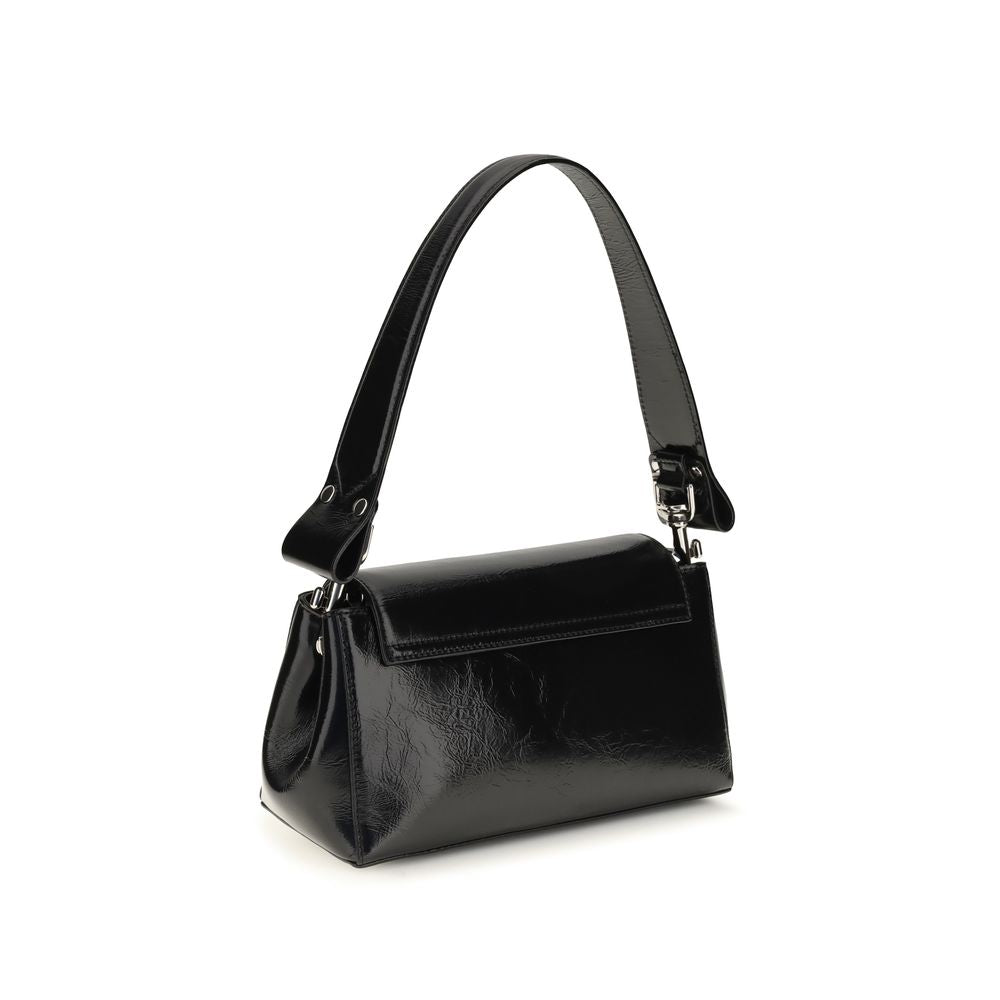 Vivienne Westwood Schwarze Kalbsleder Bos Taurus Handtasche