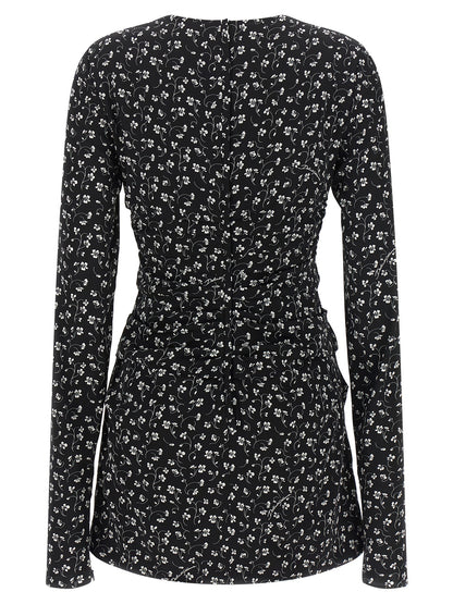 Dolce & Gabbana Schwarzes Seiden-Minikleid