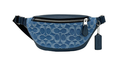 COACH Coach Warren Mini Signature Denim Gürteltasche