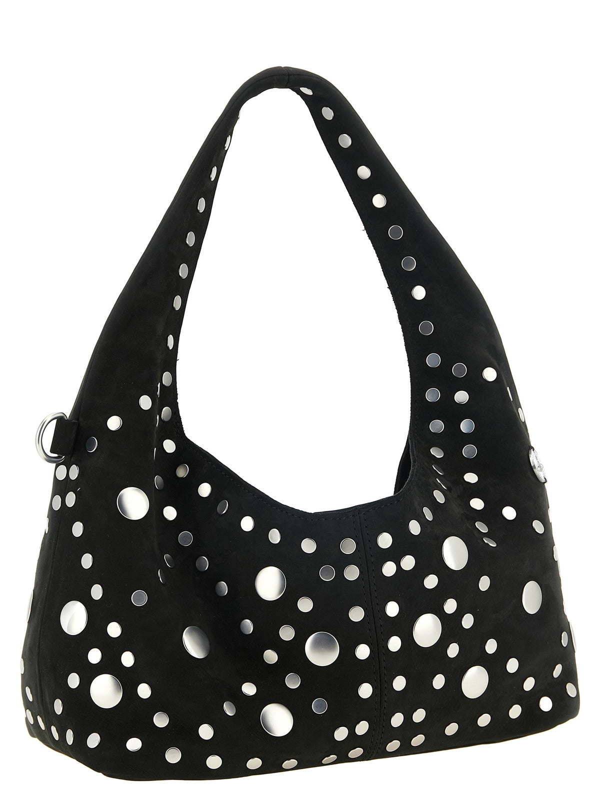Vivienne Westwood Schwarze Schultertasche aus Rindsleder