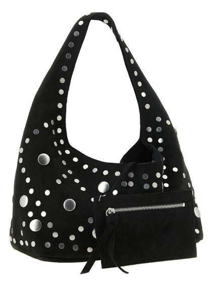 Vivienne Westwood Schwarze Schultertasche aus Rindsleder