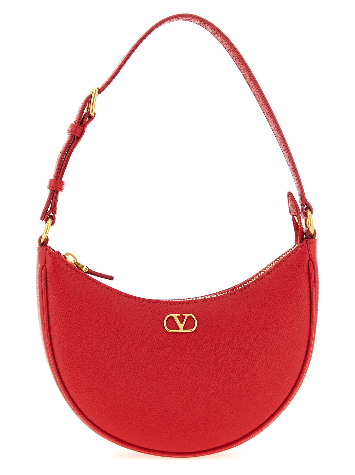 Valentino Garavani Rote Kalbsleder-Schultertasche