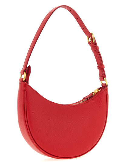 Valentino Garavani Rote Kalbsleder-Schultertasche