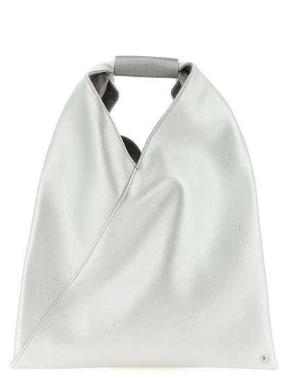 MM6 Maison Margiela Silberne Handtasche aus Polyethylen