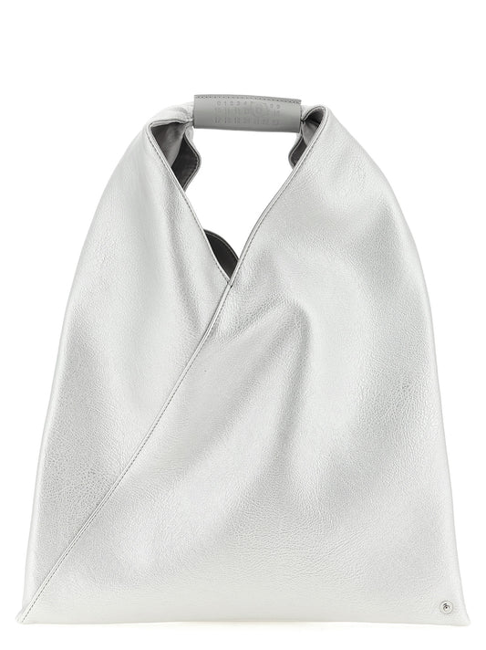 MM6 Maison Margiela Silberne Handtasche aus Polyethylen