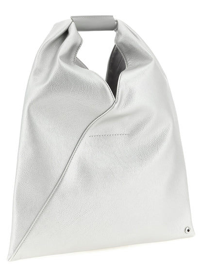 MM6 Maison Margiela Silberne Handtasche aus Polyethylen
