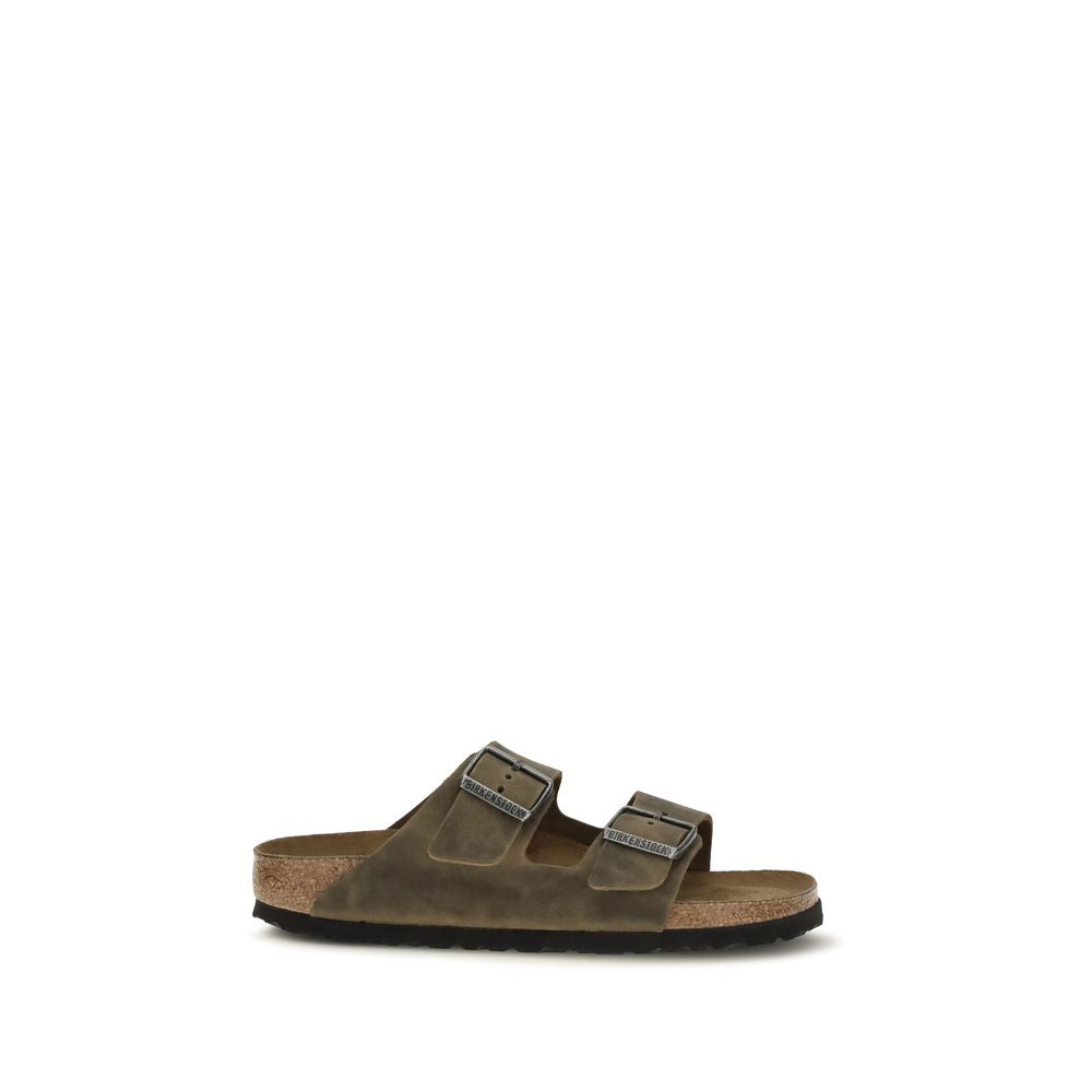 BIRKENSTOCK 1774 Zweifarbige Sandalen aus Nubukleder