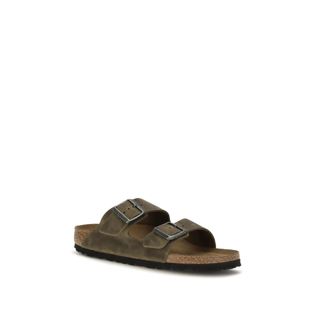 BIRKENSTOCK 1774 Zweifarbige Sandalen aus Nubukleder