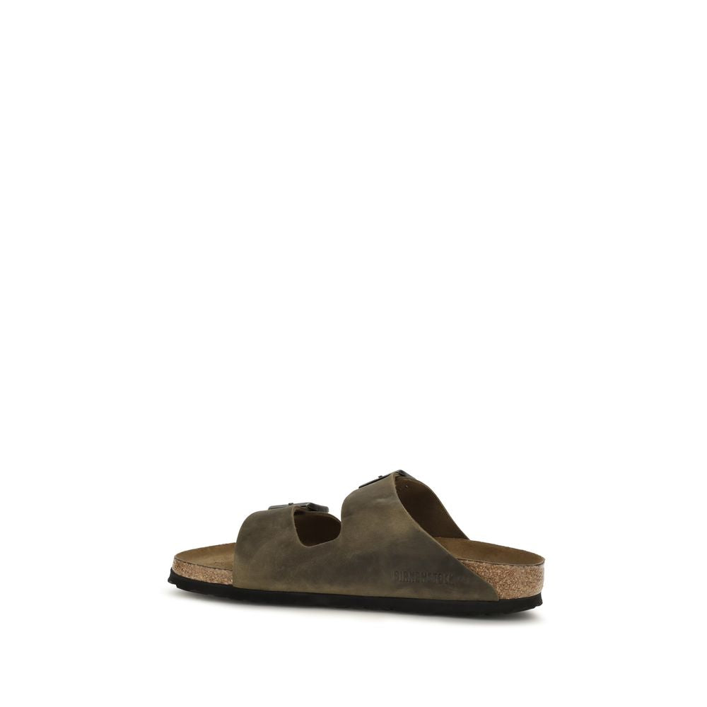 BIRKENSTOCK 1774 Zweifarbige Sandalen aus Nubukleder