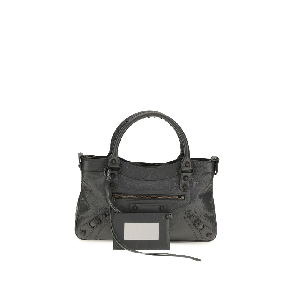 Balenciaga Schultertasche aus Lammleder (Ovis Aries) in Grau – Ansicht 1 | Arca Lucia