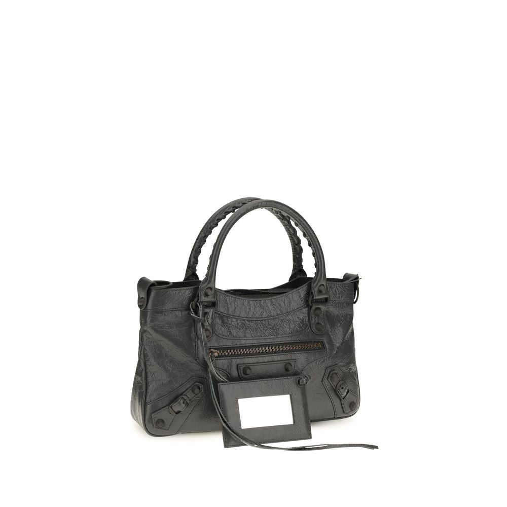 Balenciaga Schultertasche aus Lammleder (Ovis Aries) in Grau – Ansicht 2 | Arca Lucia