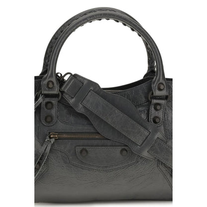 Balenciaga Schultertasche aus Lammleder (Ovis Aries) in Grau – Ansicht 4 | Arca Lucia