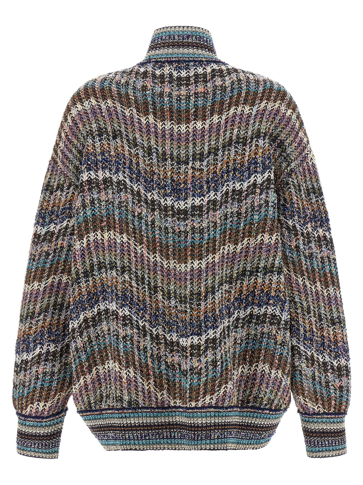 Missoni Mehrfarbige Strickjacke aus Polyamid