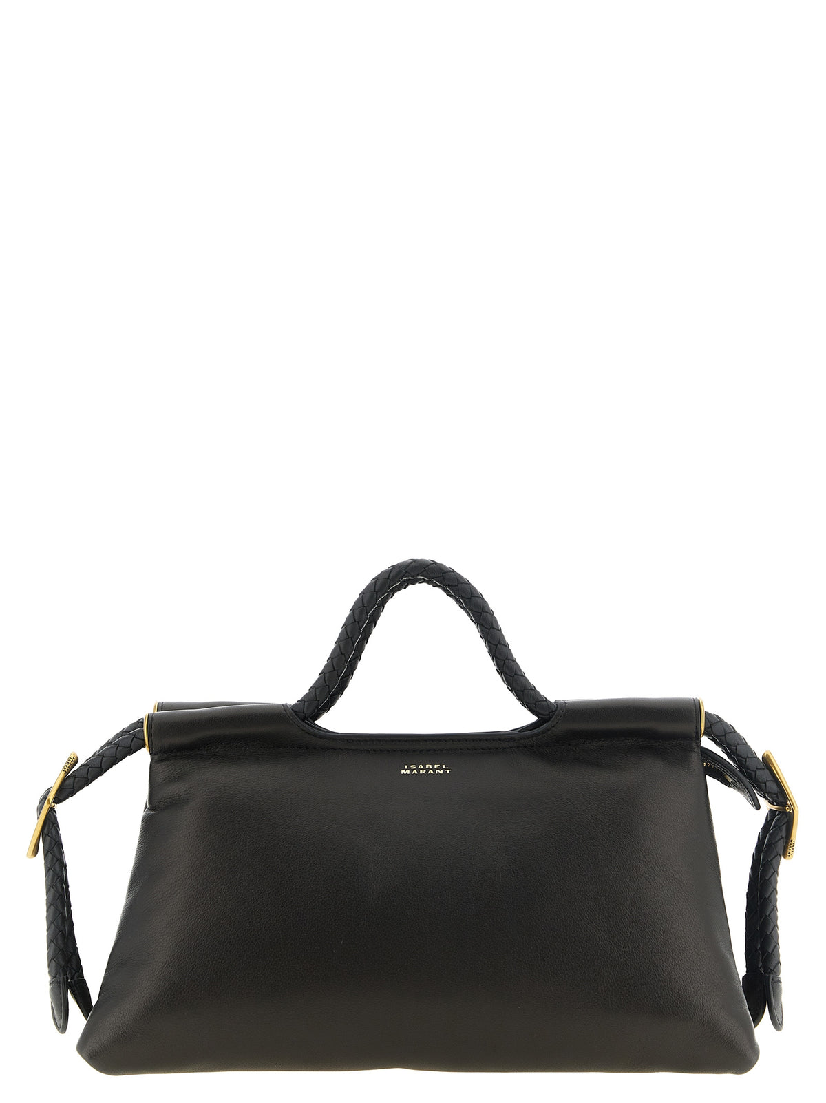 Isabel Marant Schwarze Lammleder-Schultertasche