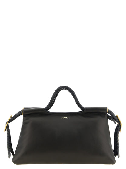Isabel Marant Schwarze Lammleder-Schultertasche