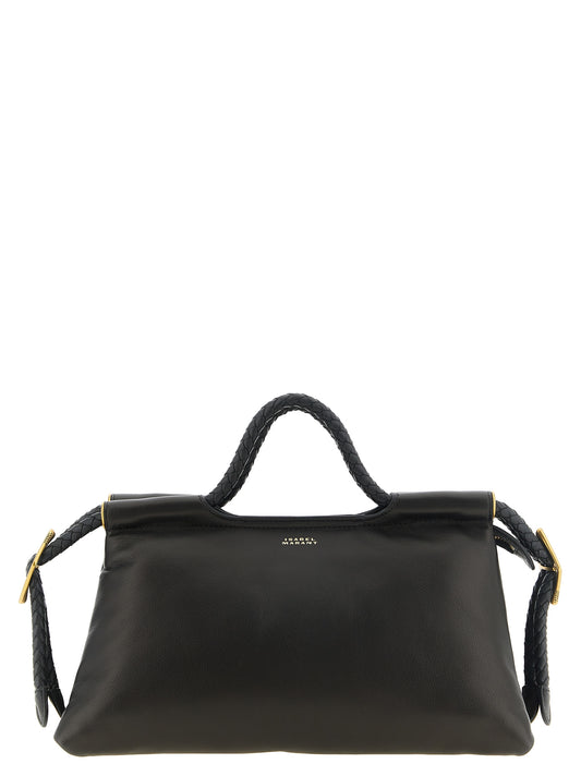 Isabel Marant Schwarze Lammleder-Schultertasche