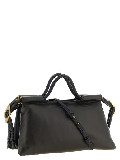 Isabel Marant Schwarze Lammleder-Schultertasche