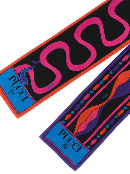 Emilio Pucci Mehrfarbiger Seidenschal