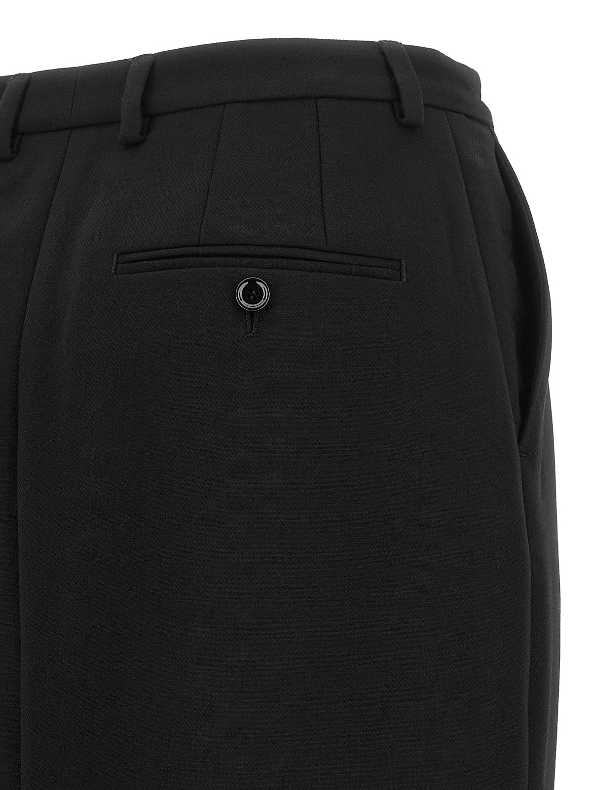 Dolce & Gabbana Schwarzer Midirock aus Schurwolle