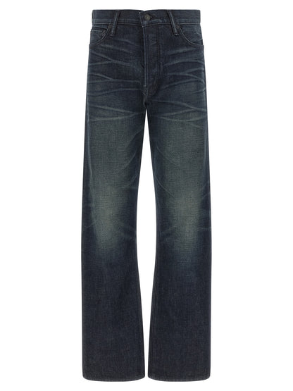 Tom Ford Blaue Baumwolljeans Denim