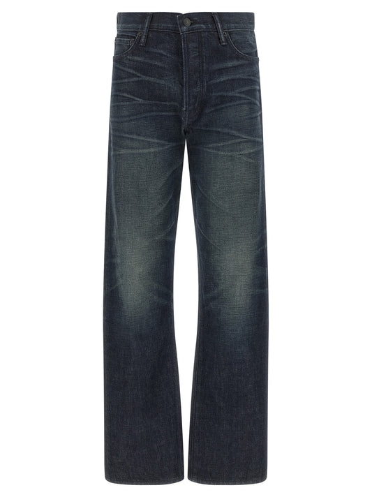 Tom Ford Blaue Baumwolljeans Denim