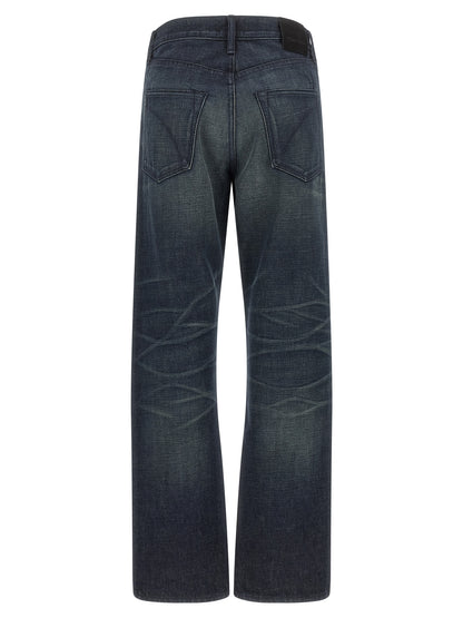 Tom Ford Blaue Baumwolljeans Denim