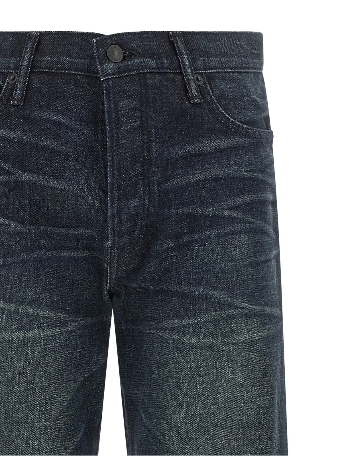 Tom Ford Blaue Baumwolljeans Denim