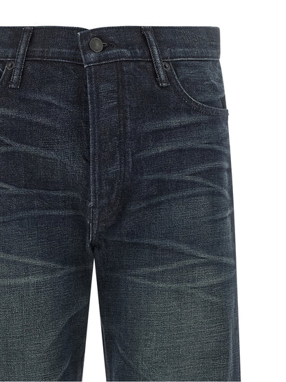 Tom Ford Blaue Baumwolljeans Denim