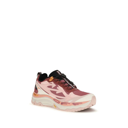Off-White Multicolor Stoff Sportliche Turnschuhe