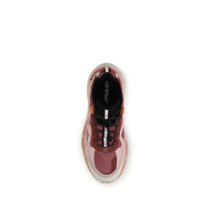 Off-White Multicolor Stoff Sportliche Turnschuhe