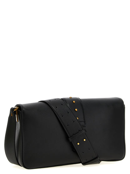 PINKO Schwarze Kalbsleder-Schultertasche – Produktansicht 2 | Arca Lucia