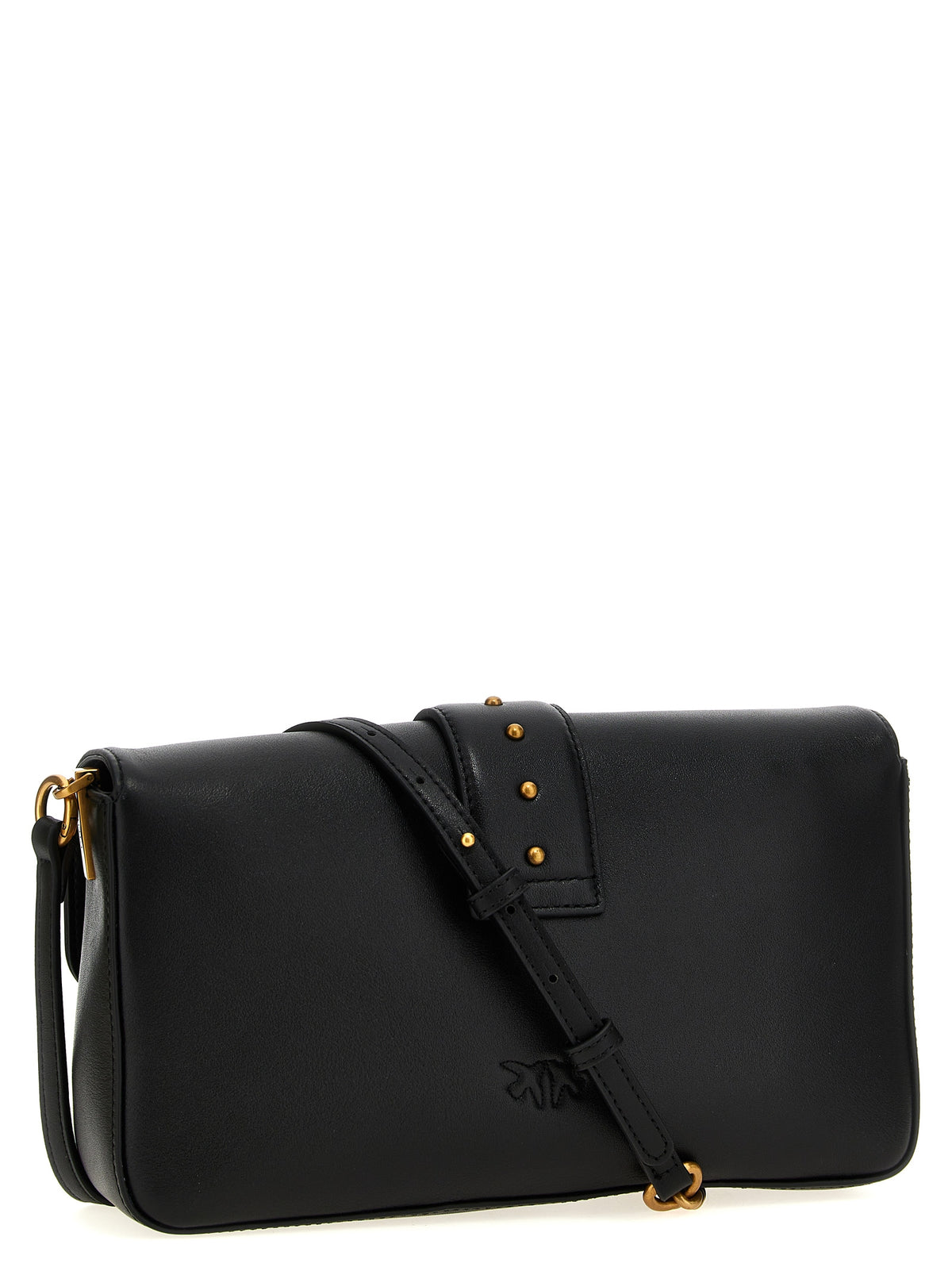 PINKO Schwarze Kalbsleder-Schultertasche – Produktansicht 3 | Arca Lucia