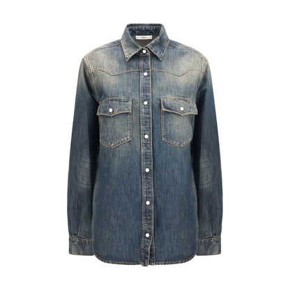 Fendi Blaues Denim-Hemd