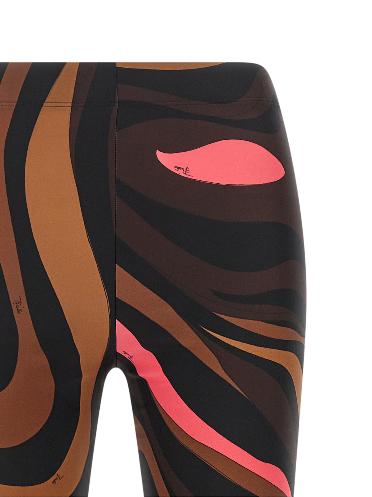 Emilio Pucci Braune Polyamid-Leggings – Ansicht 3 | Arca Lucia