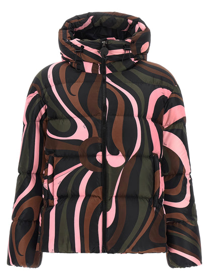 Emilio Pucci Steppjacke aus Polyamid in Mehrfarbig – Ansicht 1 | Arca Lucia