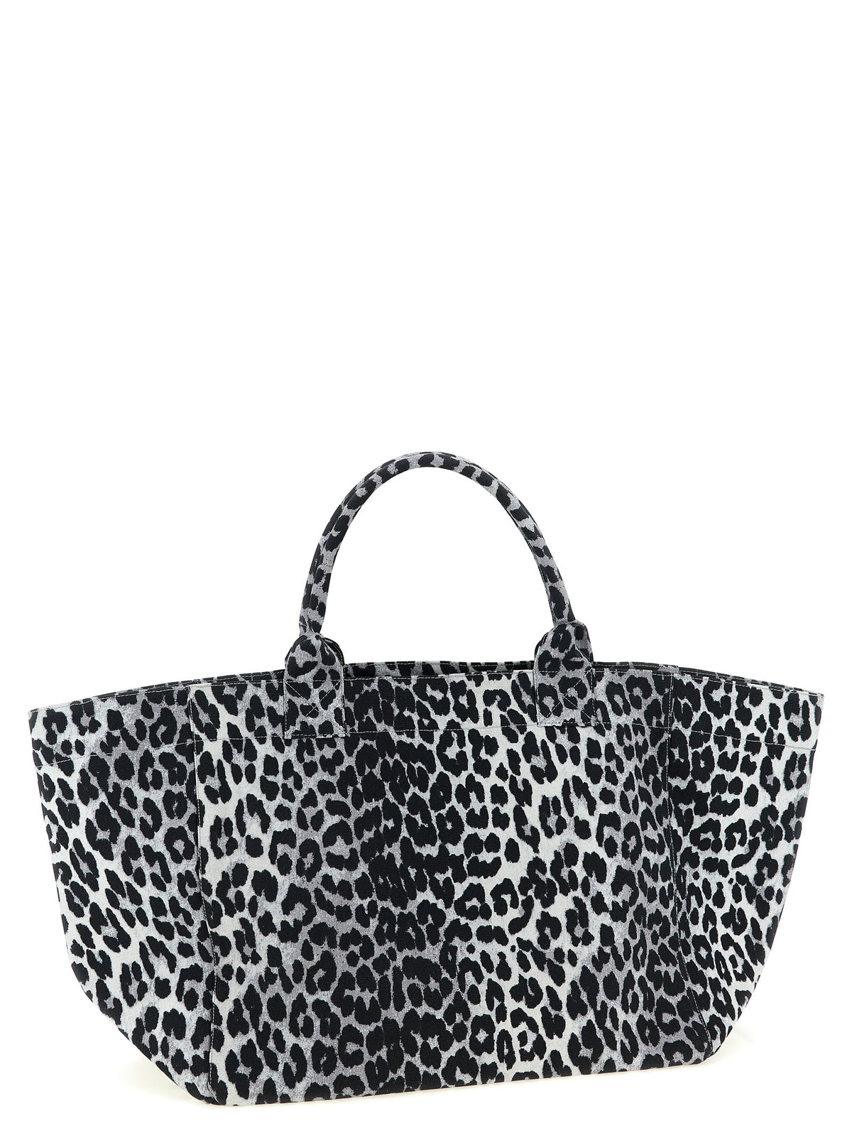 Ganni Leopard Sequin XXL Tote in Grau – Ansicht 2 | Arca Lucia
