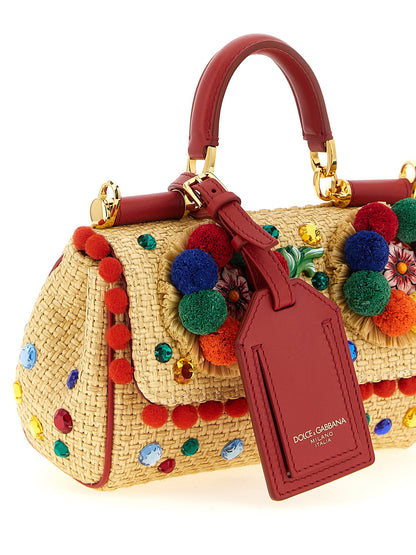 Dolce & Gabbana My Sicily Mini-Handtasche in Mehrfarbig – Ansicht 3 | Arca Lucia