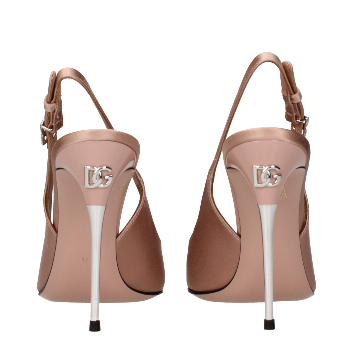 Dolce & Gabbana Beige Satin High Heel Pumps – Ansicht 5 | Arca Lucia