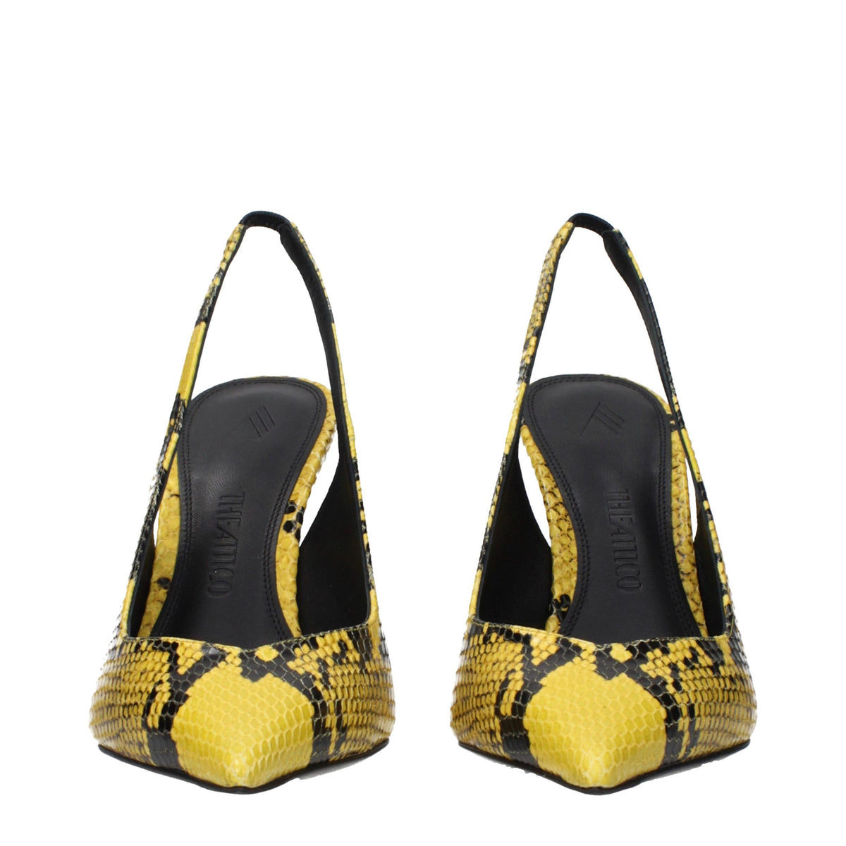 The Attico Plateau-Pumps aus gelbem Leder – Ansicht 3 | Arca Lucia