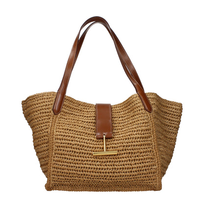Tom Ford Beige Raffia Shoulder Bag – Ansicht 1 | Arca Lucia