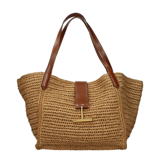 Tom Ford Beige Raffia Shoulder Bag – Ansicht 1 | Arca Lucia