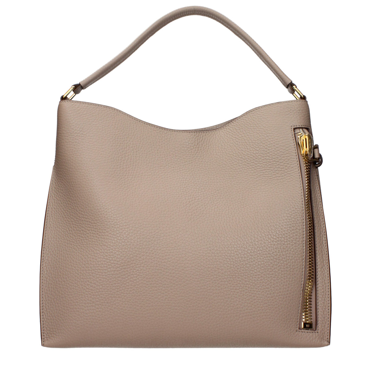 Tom Ford Beige Leder Handtasche – Ansicht 1 | Arca Lucia