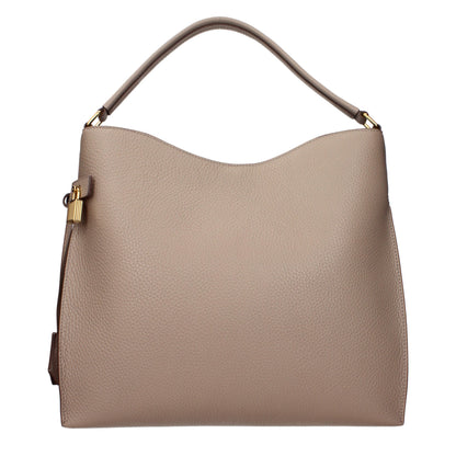 Tom Ford Beige Leder Handtasche – Ansicht 3 | Arca Lucia