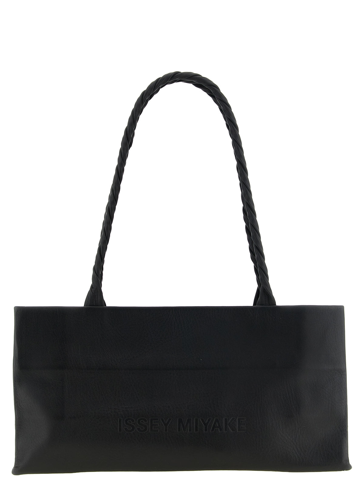 Issey Miyake Schwarze Schultertasche aus Polyester – Ansicht 1 | Arca Lucia